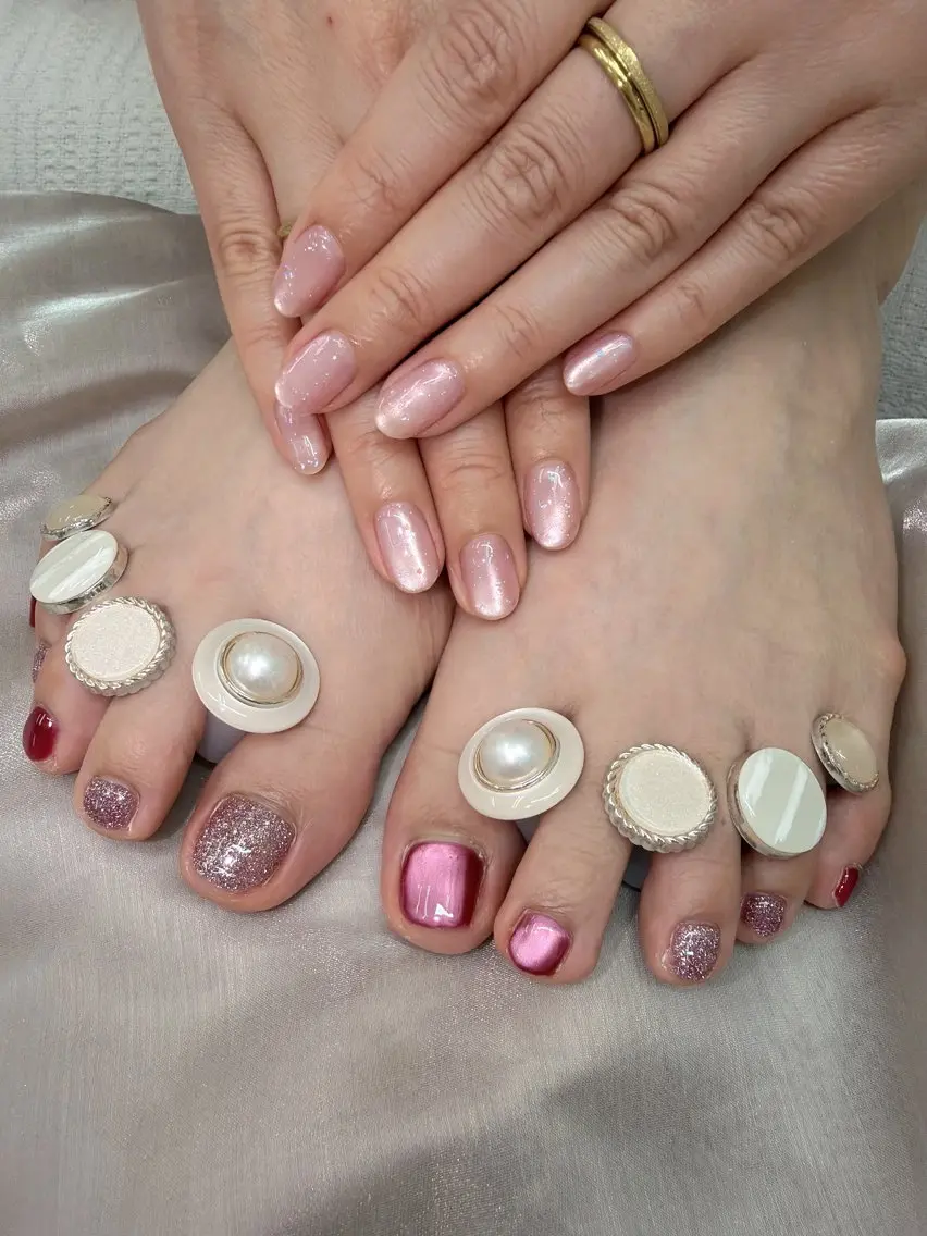 ネイル フットネイル nail l_yukiのネイルデザイン
