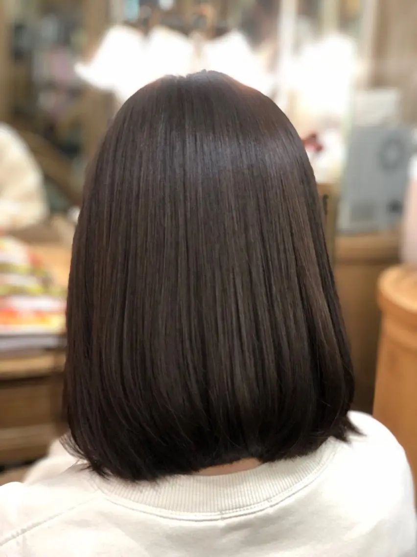 ミディアム トリートメント 酸熱トリートメント ❤︎大人シック ベージュrihoのヘアスタイル
