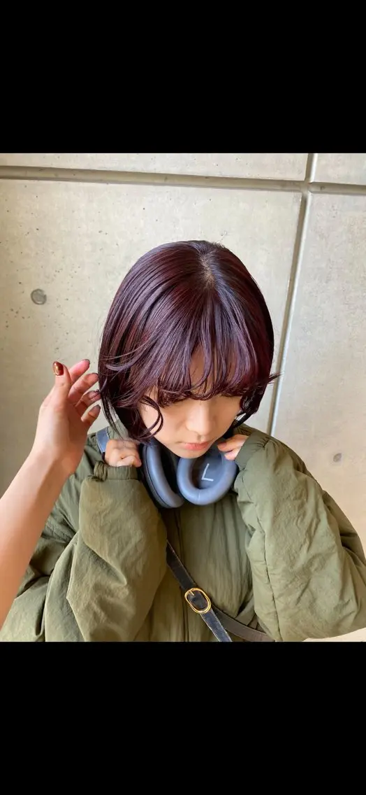 カラー ヘアカラー 酸性ストレート /暖色カラー/ユイカのヘアスタイル