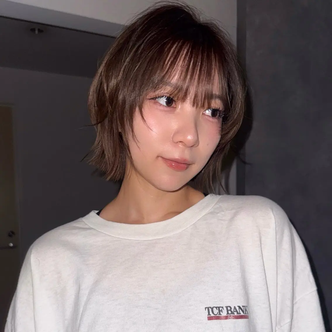 ショート ボブレイヤー ショートレイヤー ボブ レイヤーカット ショートヘア モデル募集/山田蓮/ レイヤーボブのヘアスタイル