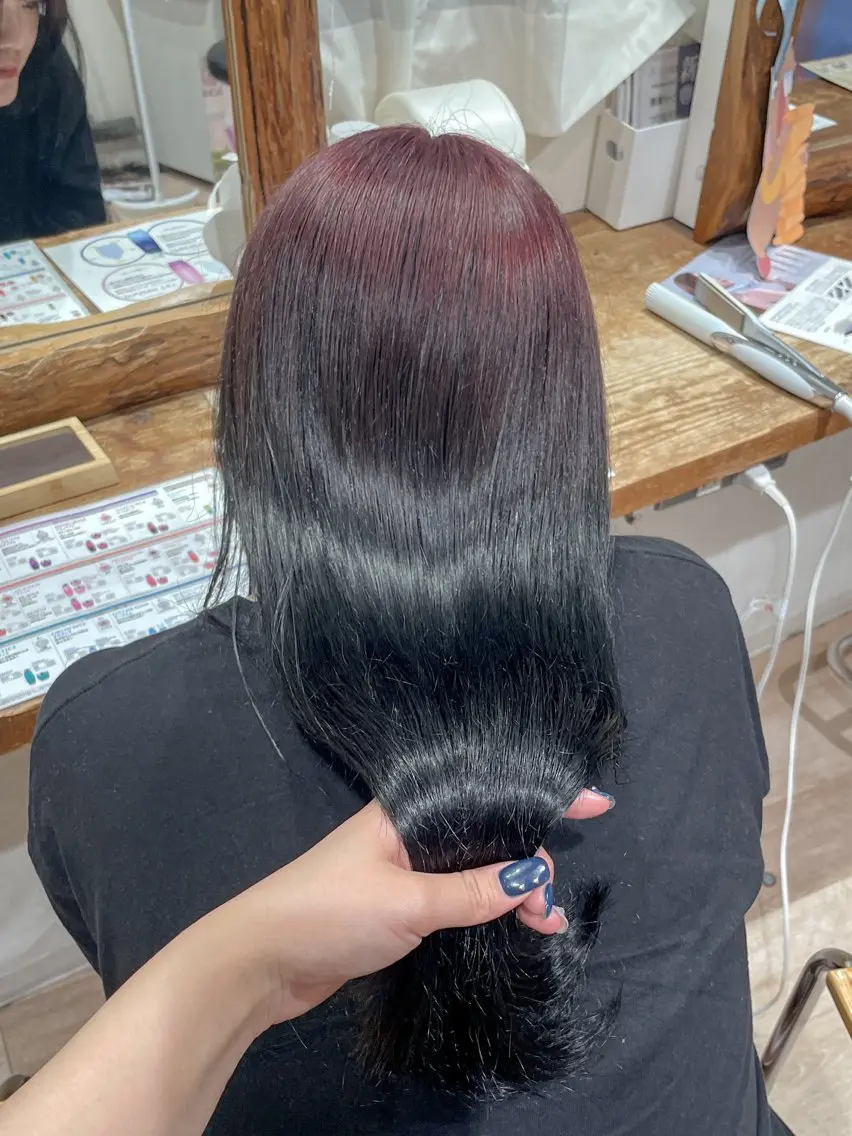 ロング カラー cut/nail ▫️イチカ🌻のネイルデザイン