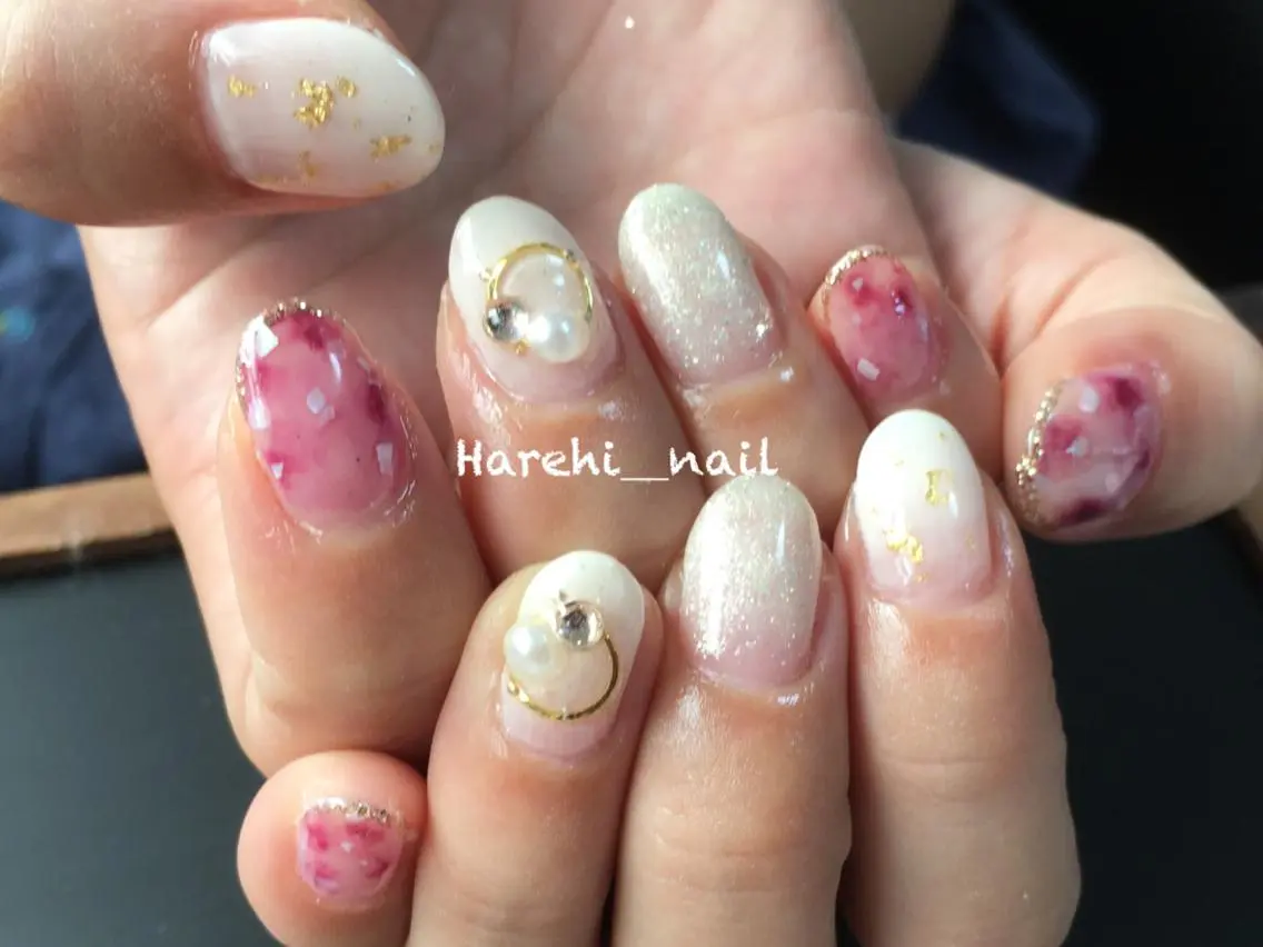 ネイル ハンドネイル Harehi_ nailのネイルデザイン