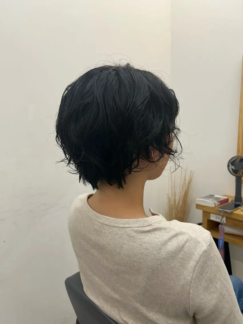 【レディース】カット＋ショートパーマモデル様⭐️予約リクエストのみの受付⭐️の写真