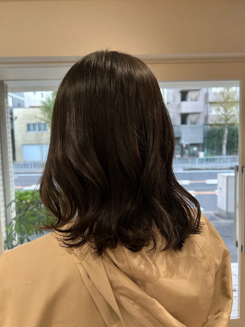 セミロング カット 櫻井園子🌸 久屋大通/高岳のヘアスタイル