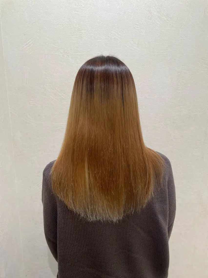 ロング パーマ カット 縮毛矯正 トリートメント このみ/髪質改善 /ヘアアレンジ🫧のヘアスタイル