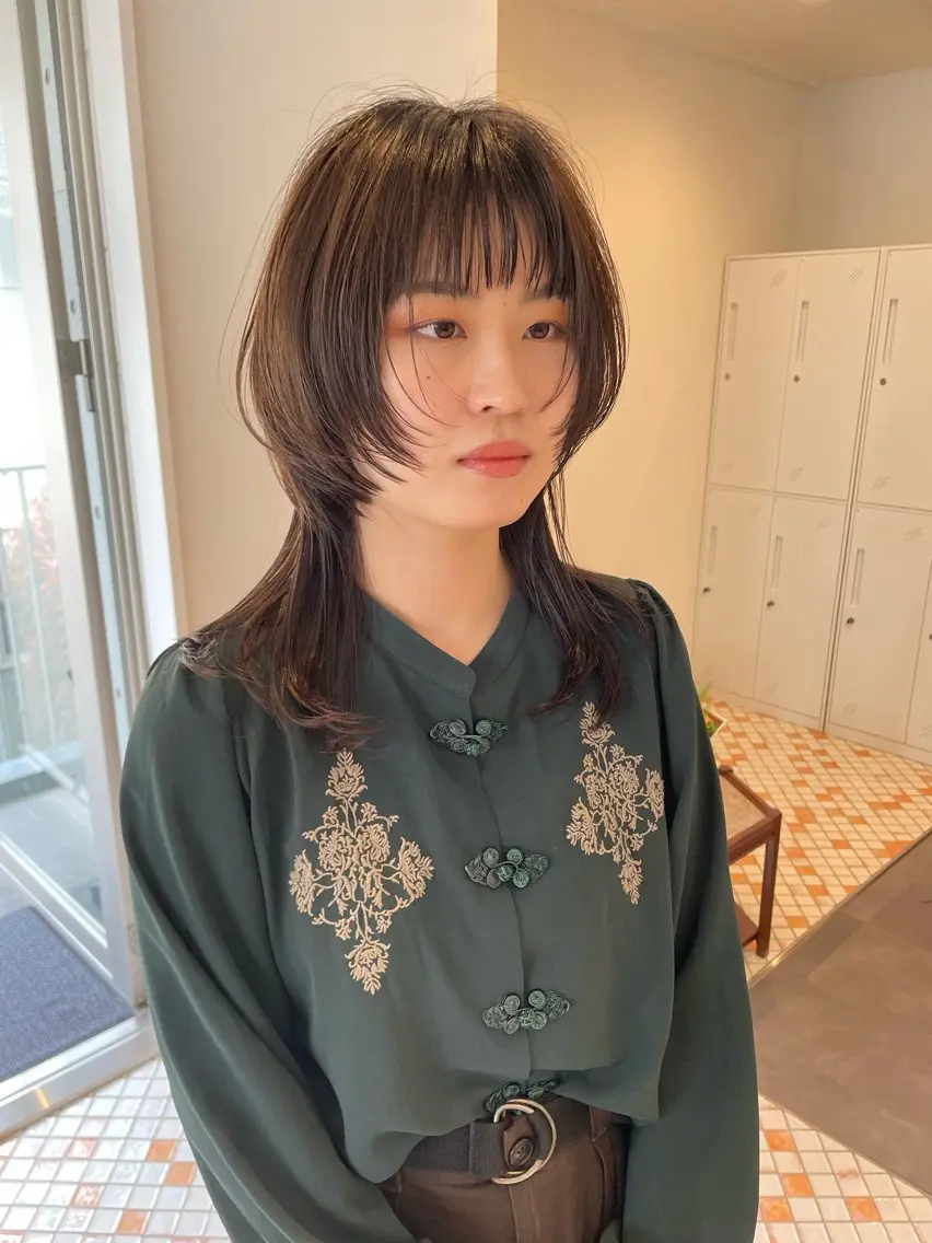 ロング ロング ウルフカット やまぎし ひろきのヘアスタイル