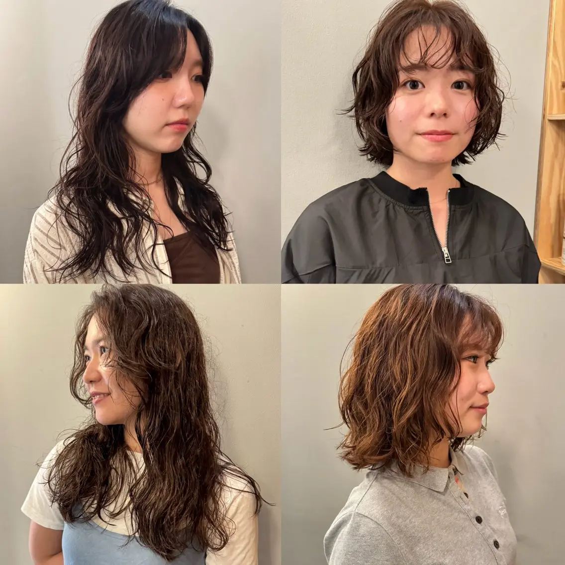 🫧簡単おしゃれに🫧カット+ニュアンスパーマ+ケアトリートメントの写真