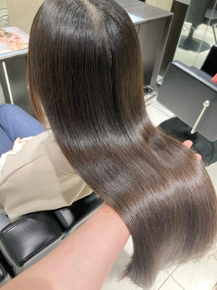 似合わせカット➕全体カラー➕シルクトリートメントの写真