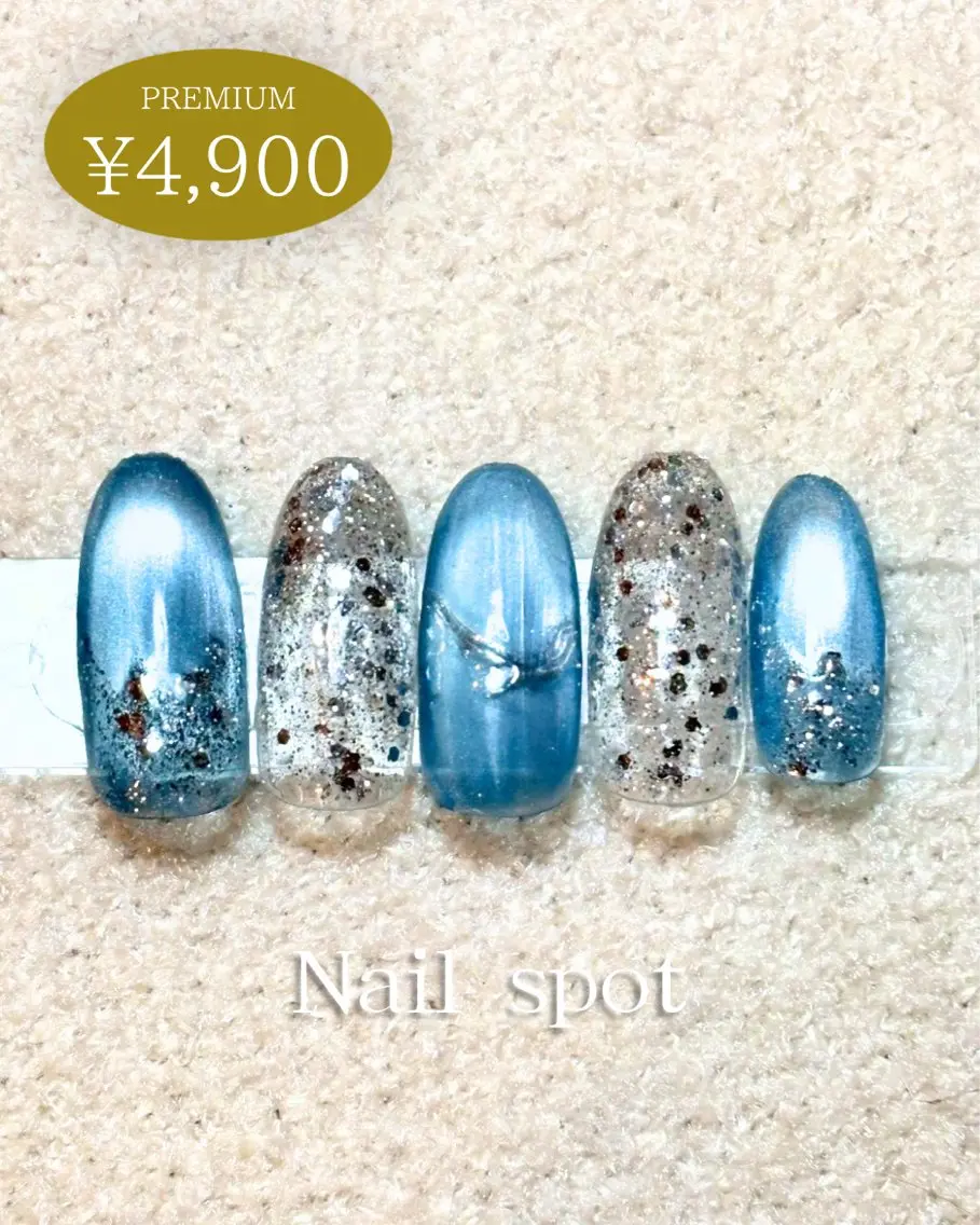 ネイル マグネットネイル ストーンネイル ハンドネイル Nail spotのネイルデザイン