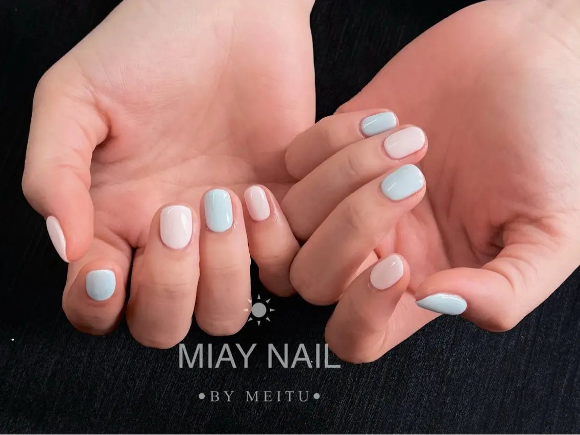 ネイル ハンドネイル 💜MIYA NAIL鶴見店のネイルデザイン