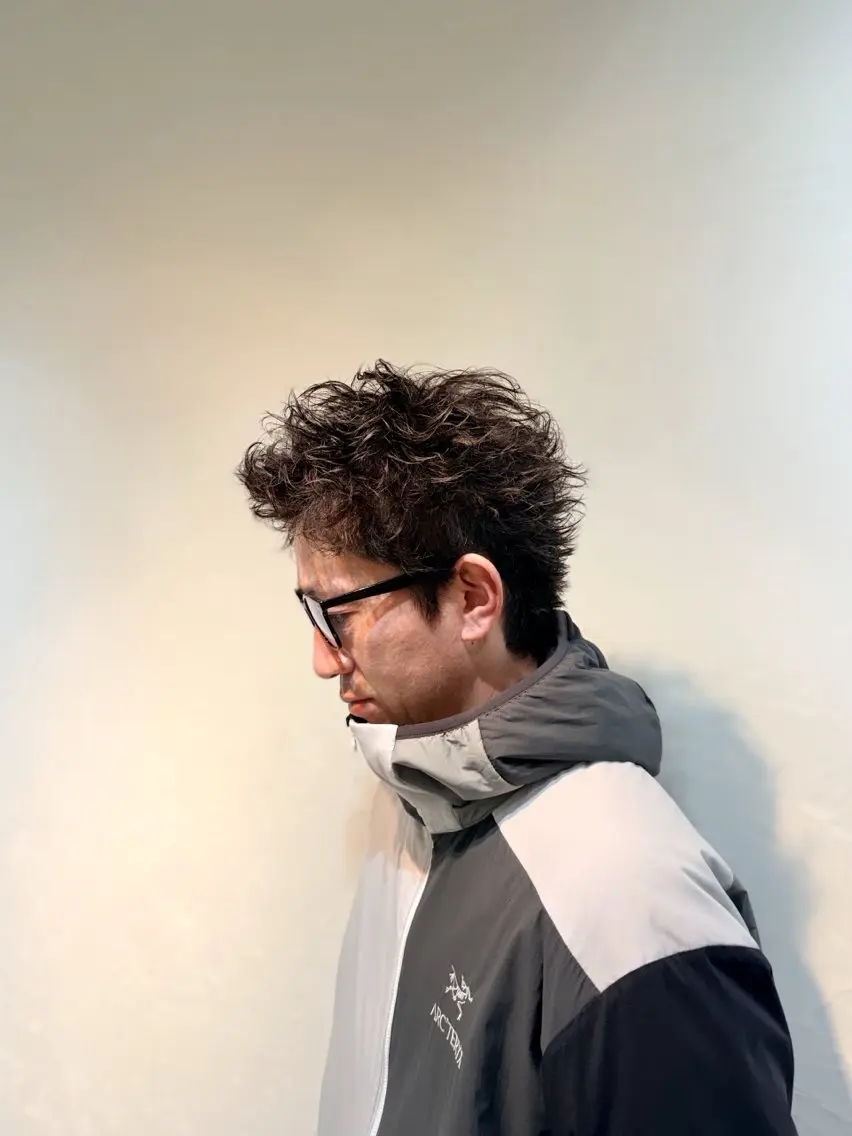 パーマ メンズ メンズカット Hikaruのヘアスタイル