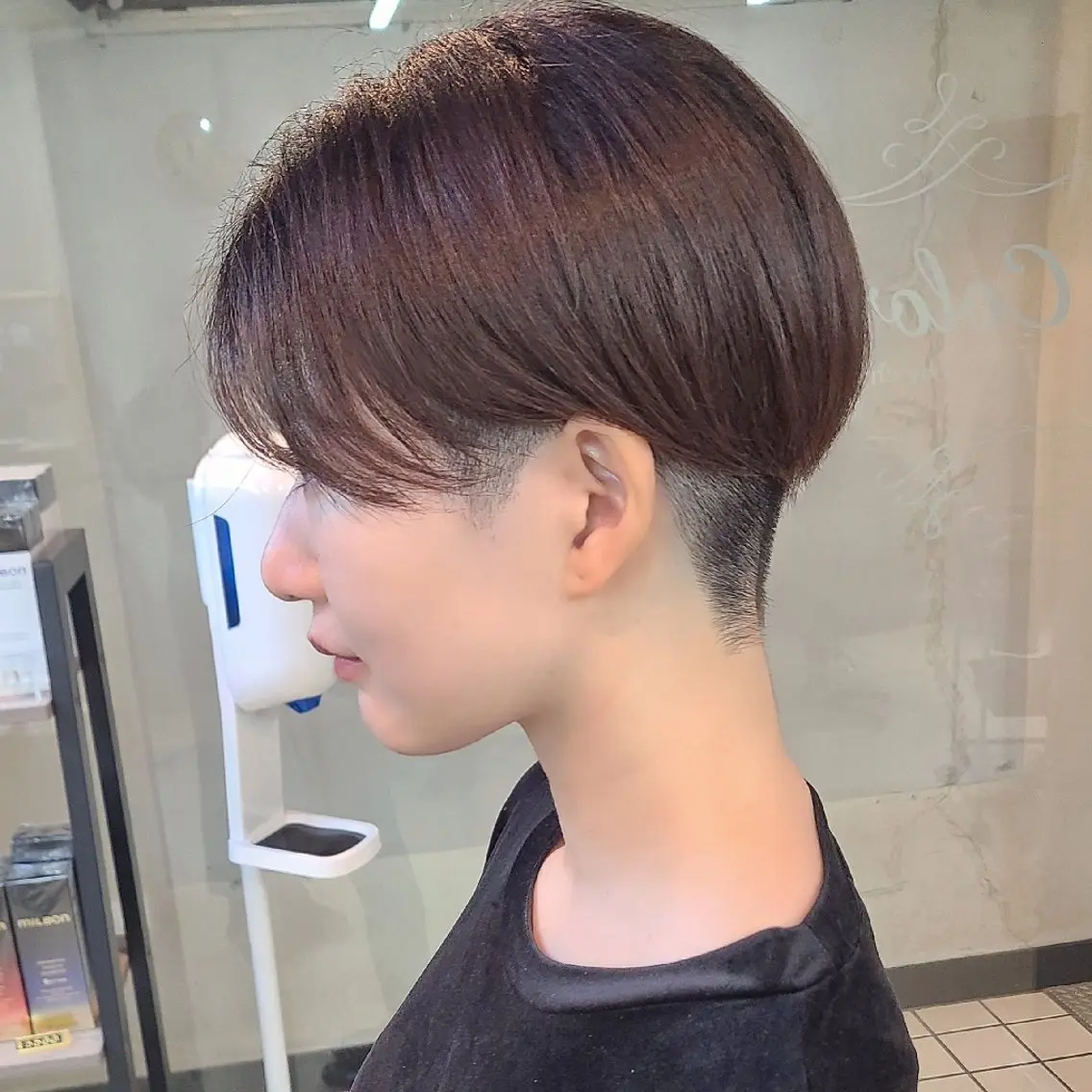 ショート ショートヘア 西田 理沙のヘアスタイル