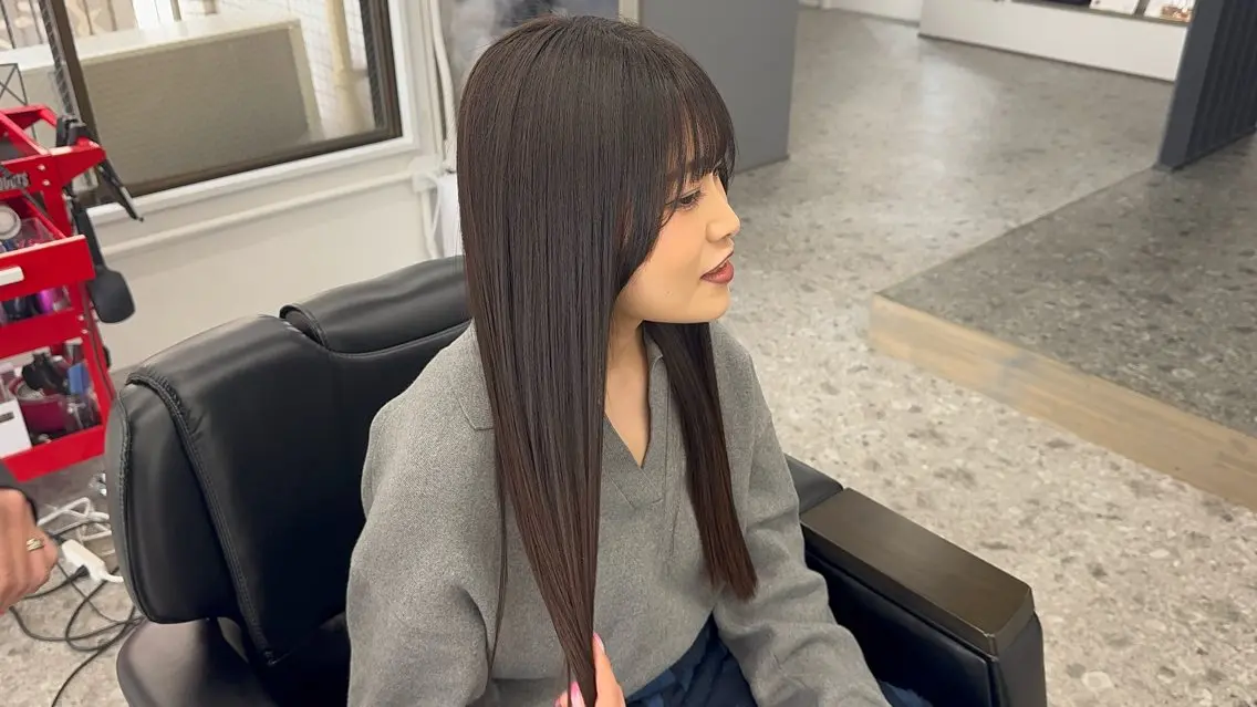 ロング 箕面☆髪質改善☆安田 聡志のヘアスタイル