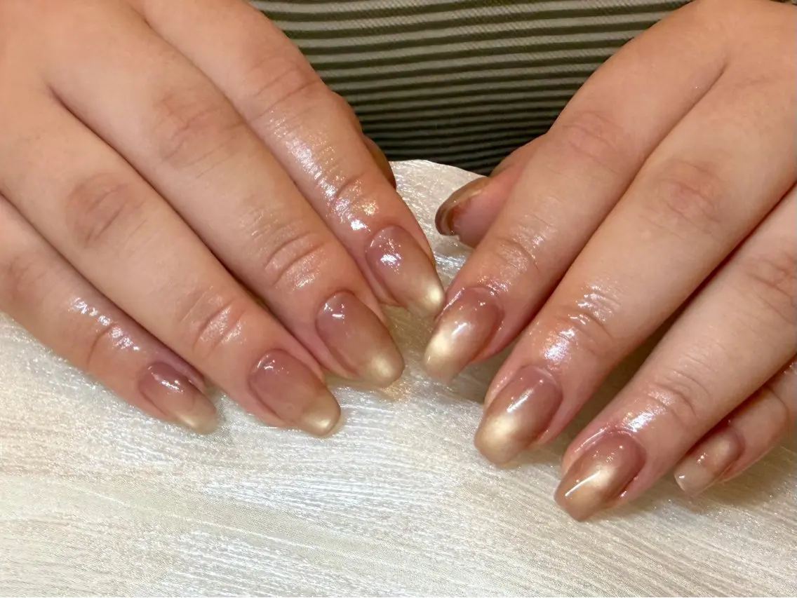 ネイル マグネットネイル 🤍大人シンプル🤍 船橋駅近 nailのネイルデザイン