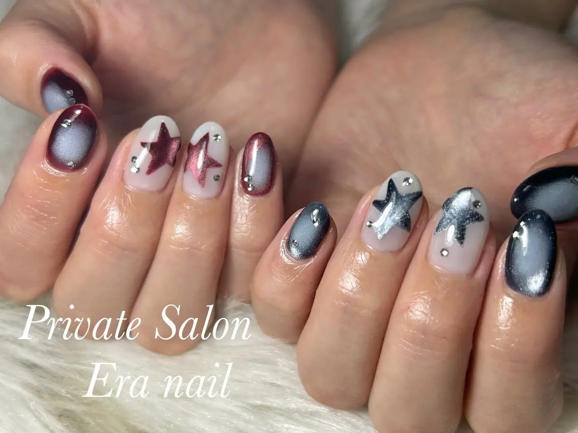 ネイル 持ち込み ハンドネイル Era nailのネイルデザイン