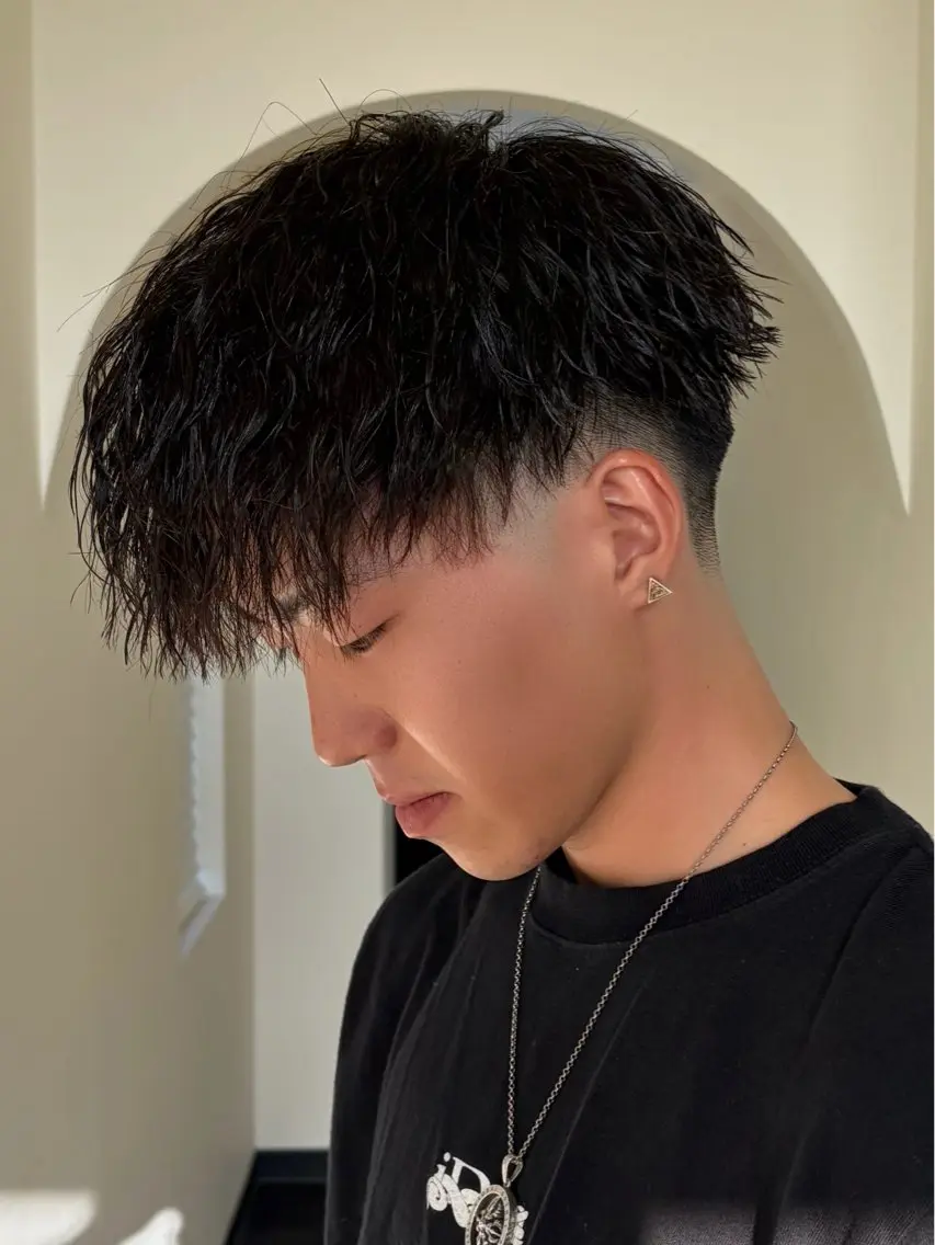 ショート メンズ カット メンズ ショート ・パーマ|ハルキのヘアスタイル