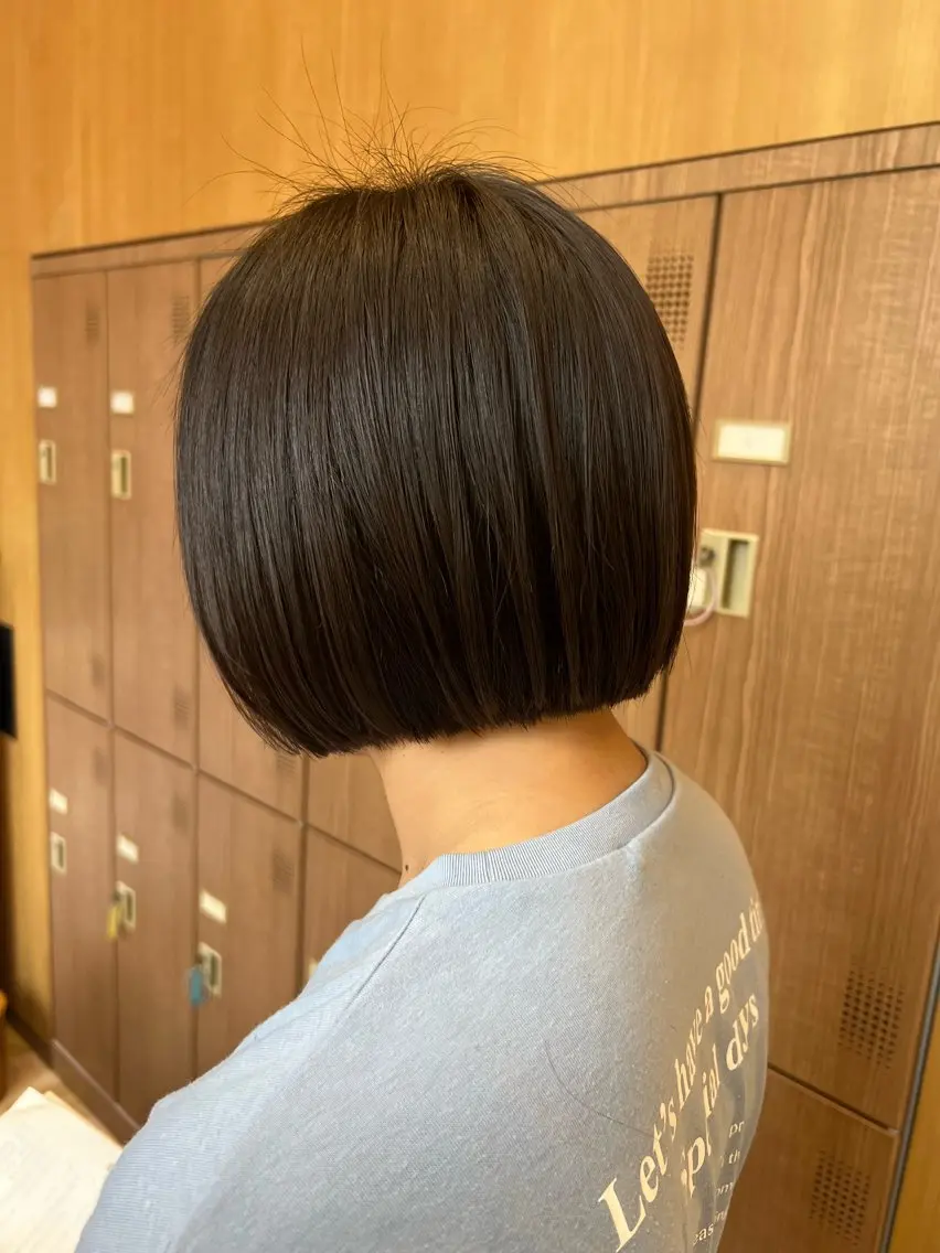ショート ボブ カット cyan Amiのヘアスタイル