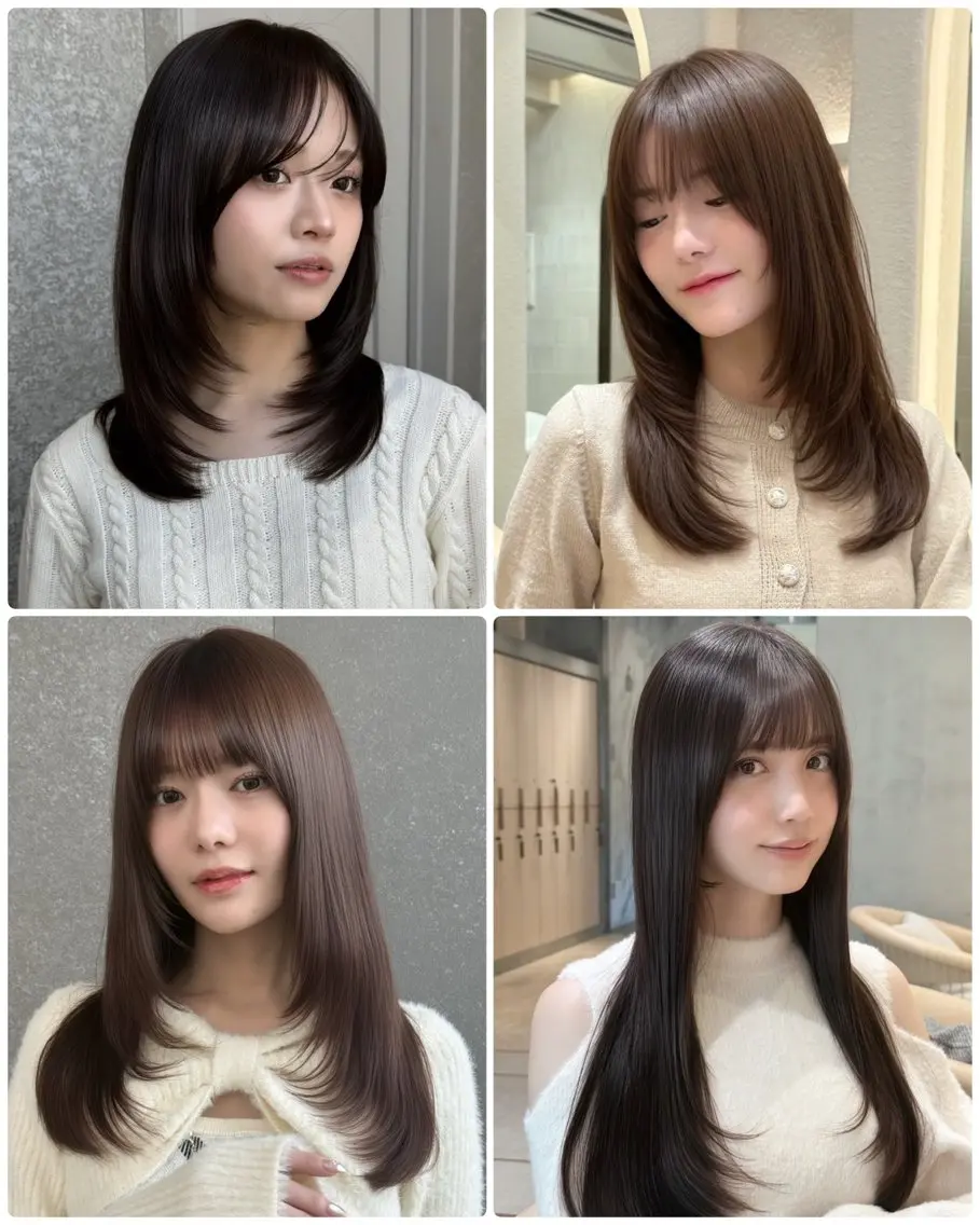 ロング カット ヘアカラー トリートメント 🛑柔らか透明感 カラー🛑大谷のヘアスタイル