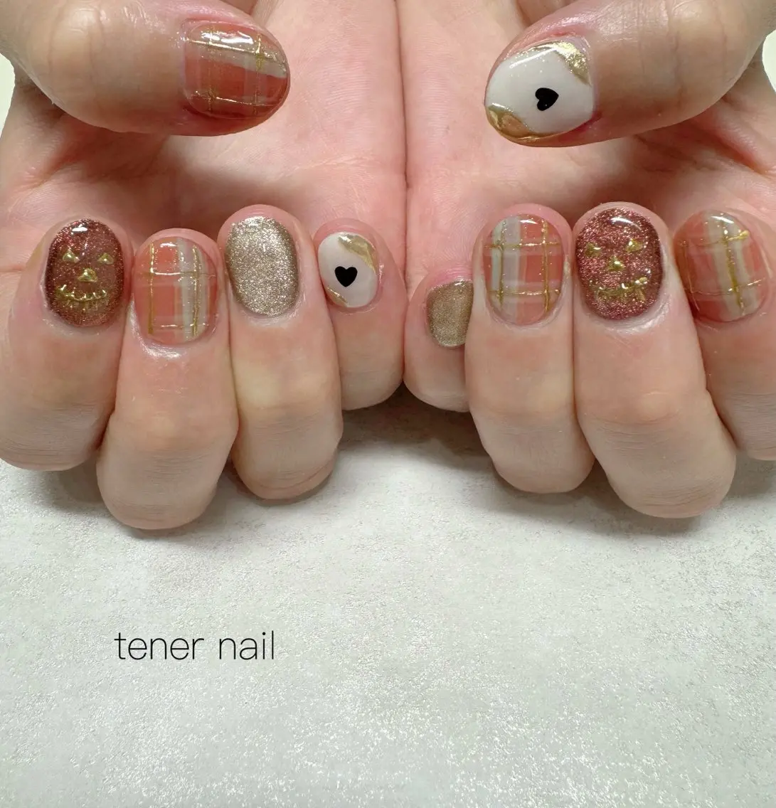 ネイル ハロウィン ハンドネイル テネルネイル tener nailのネイルデザイン