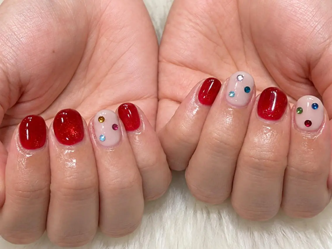ネイル ミラーネイル ハンドネイル Kanai Harukaのネイルデザイン
