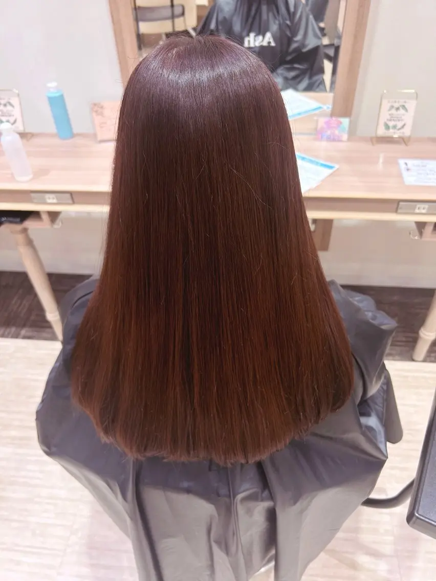 ロング カラー 髪質改善 トリートメント 🍓おかだ ゆい🍓のヘアスタイル