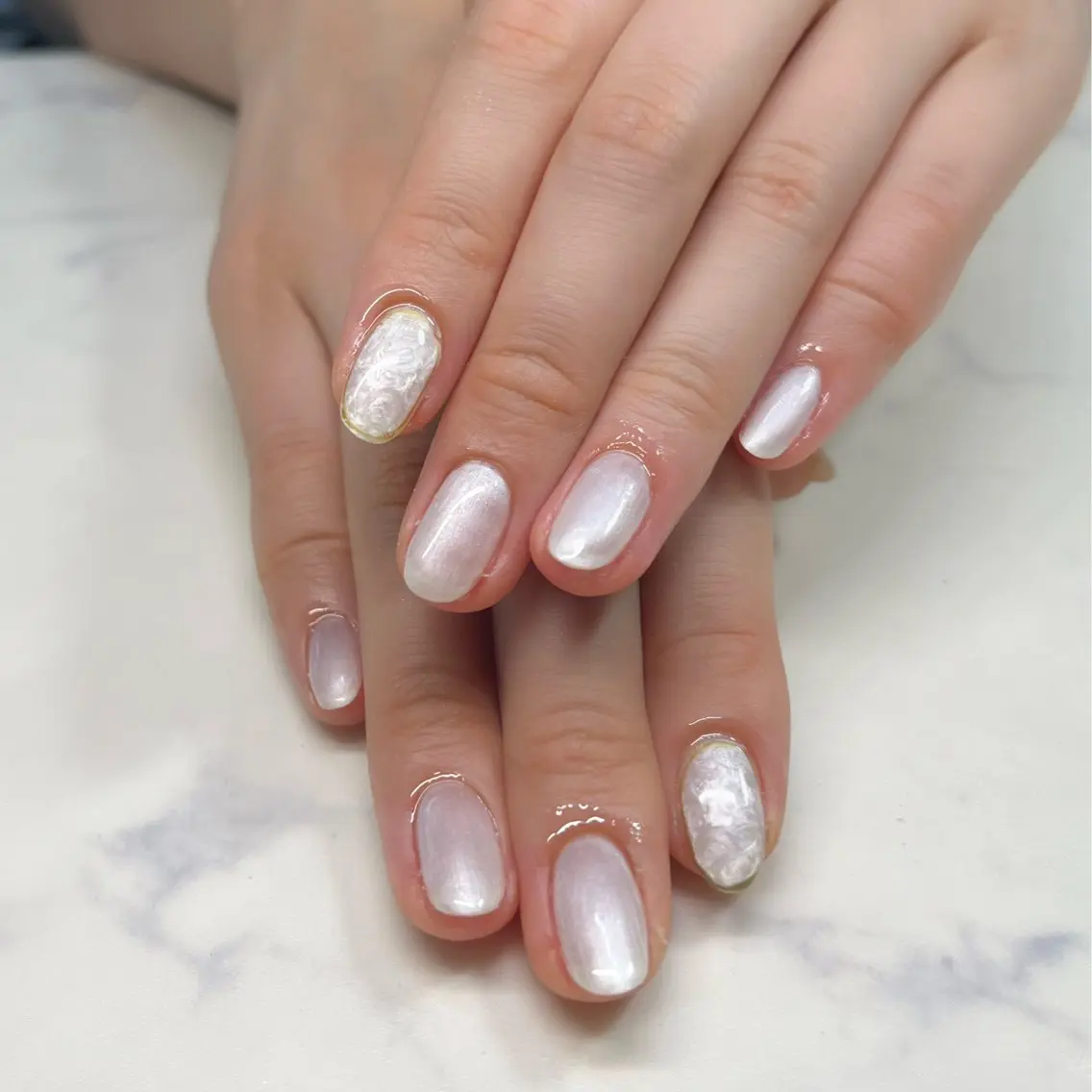 ネイル シンプルネイル ハンドネイル Knail . iのネイルデザイン