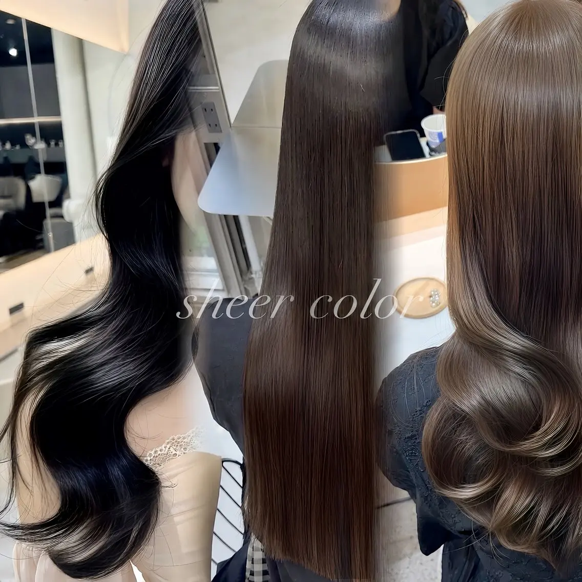 ロング カット ヘアカラー トリートメント ヘッドスパ ヘアセット 🫧似合わせ×透明感 ケアカラー清野🫧のヘアスタイル