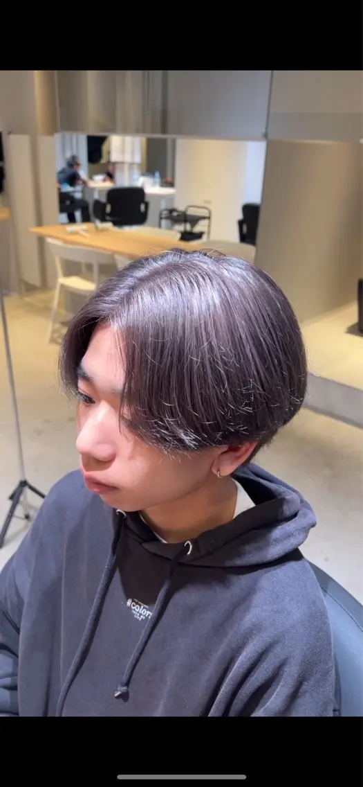 【ワンカラー】トーンアップ、トーンダウン、ブリーチカラー⚠️リタッチ不可、メンズのみです!の写真
