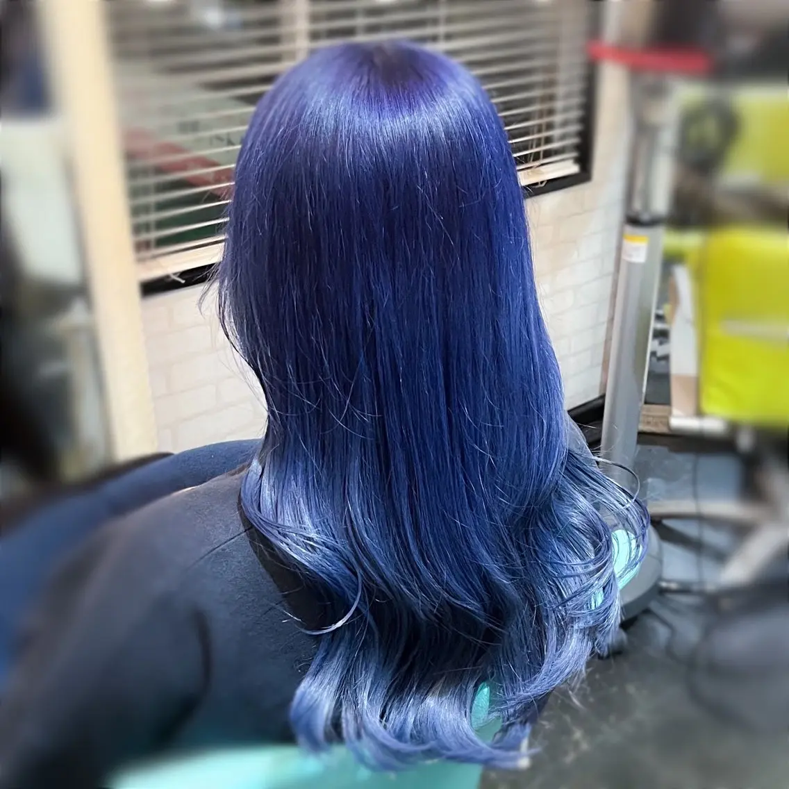 ロング カラー ブルーカラー ロング ヘアカラー トリートメント Kimura Shinyaのヘアスタイル