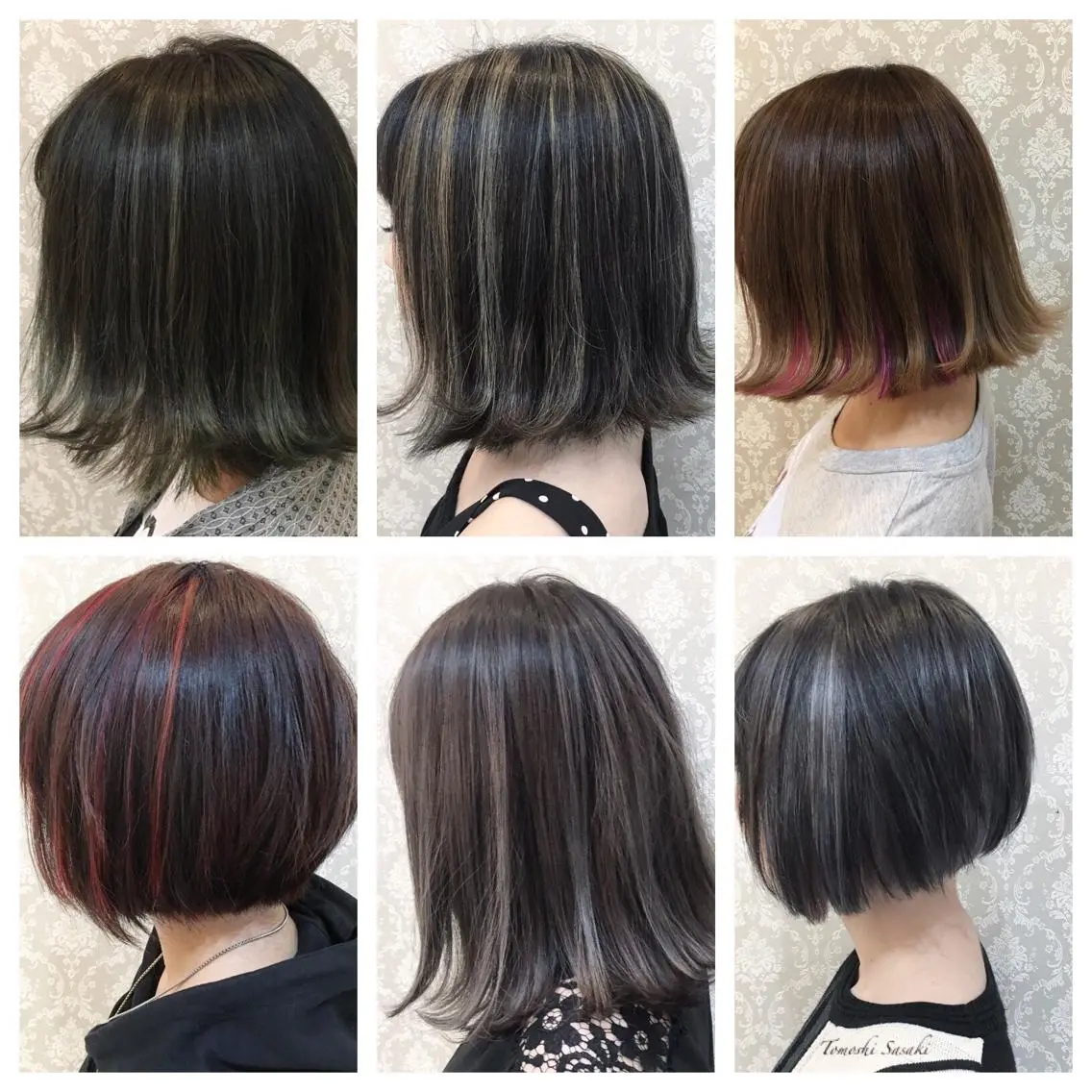 カラー ハイライトカラー ササキ トモシのヘアスタイル