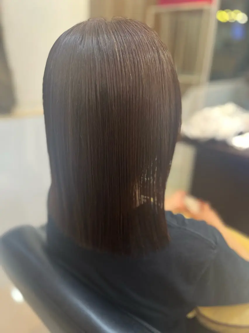 ミディアム カラー カット ヘアカラー 🍒 SANA🍒のヘアスタイル