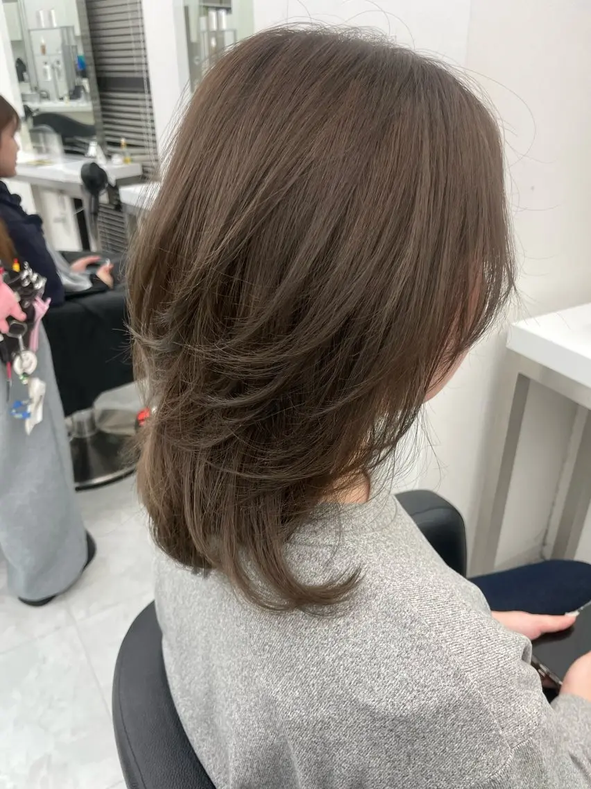 カラー カット ヘアカラー トリートメント mayu/ブリーチ/ layer/似合わせのヘアスタイル