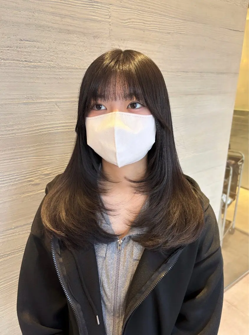 ロング レイヤーカット カット 🤍tomoka 🤍のヘアスタイル