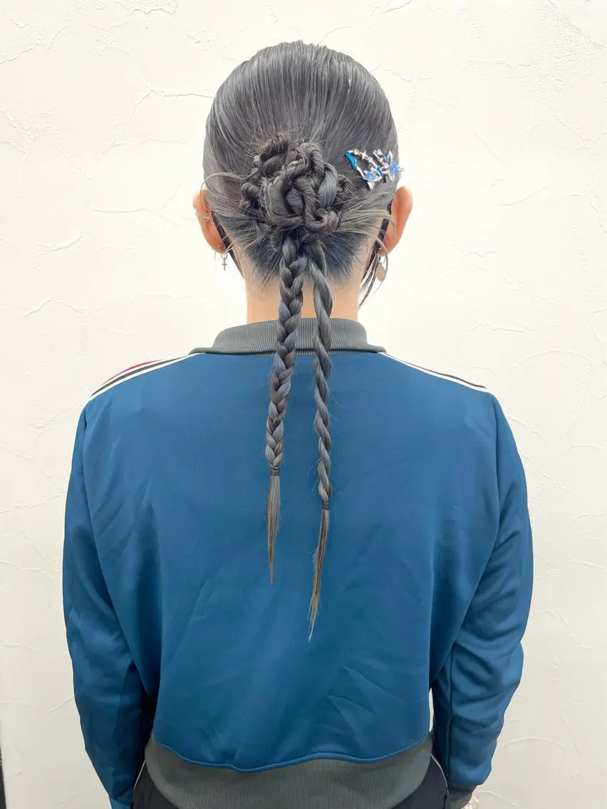 ロング ヘアアレンジ ボブ 髪質改善 レイヤーカット 似合わせカット ウルフカット ヘアセット 初めてのショート お任せください✂️のヘアスタイル