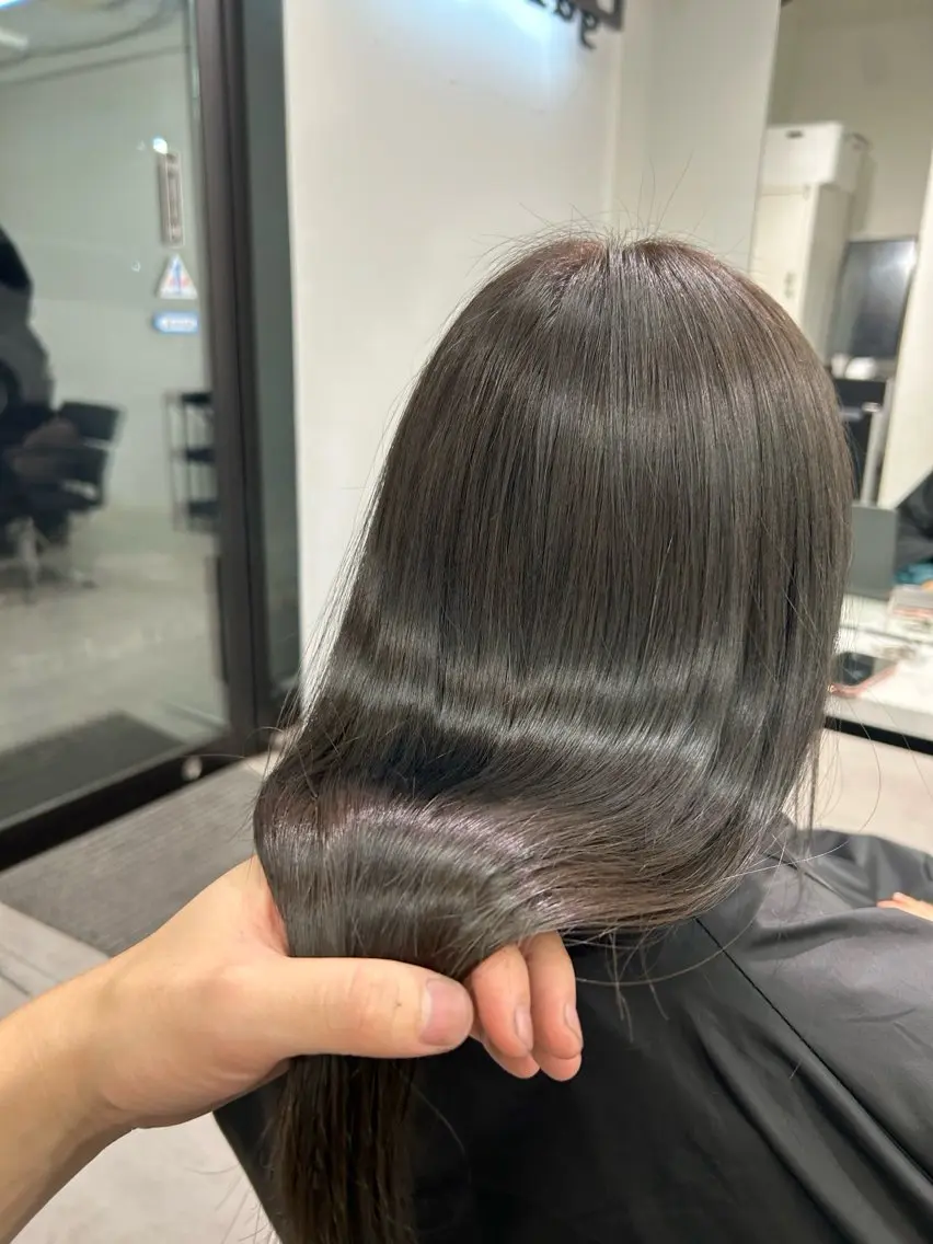 透明感カラー✨️+4STEPトリキュアトリートメント✨️の写真