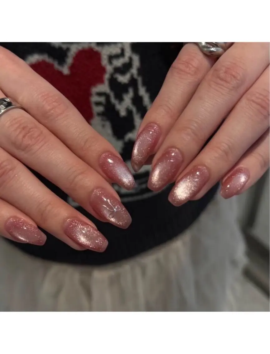 ネイル フラッシュネイル フラッシュマグ マグネットネイル まは🌺Zina荻窪 nailのネイルデザイン