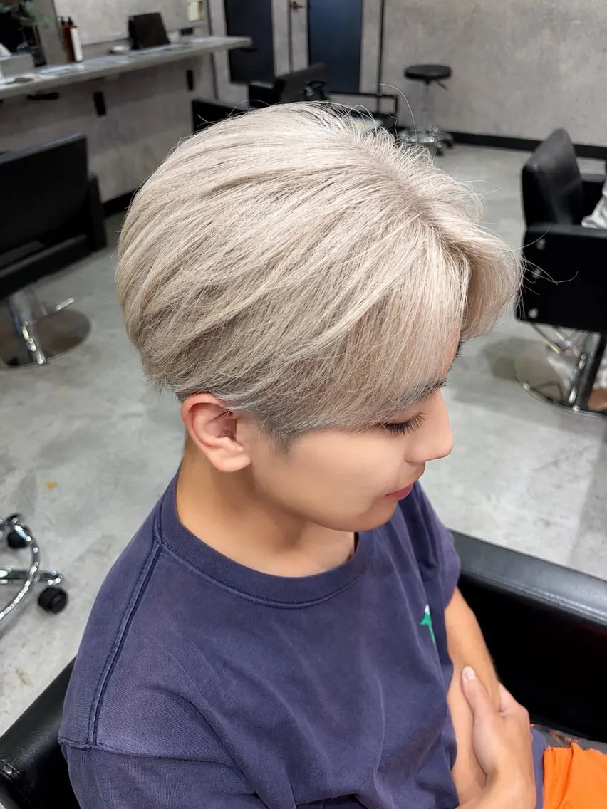 ミディアム カラー メンズ カット ヘアカラー 平畑 直将 《メンズ・パーマ》のヘアスタイル
