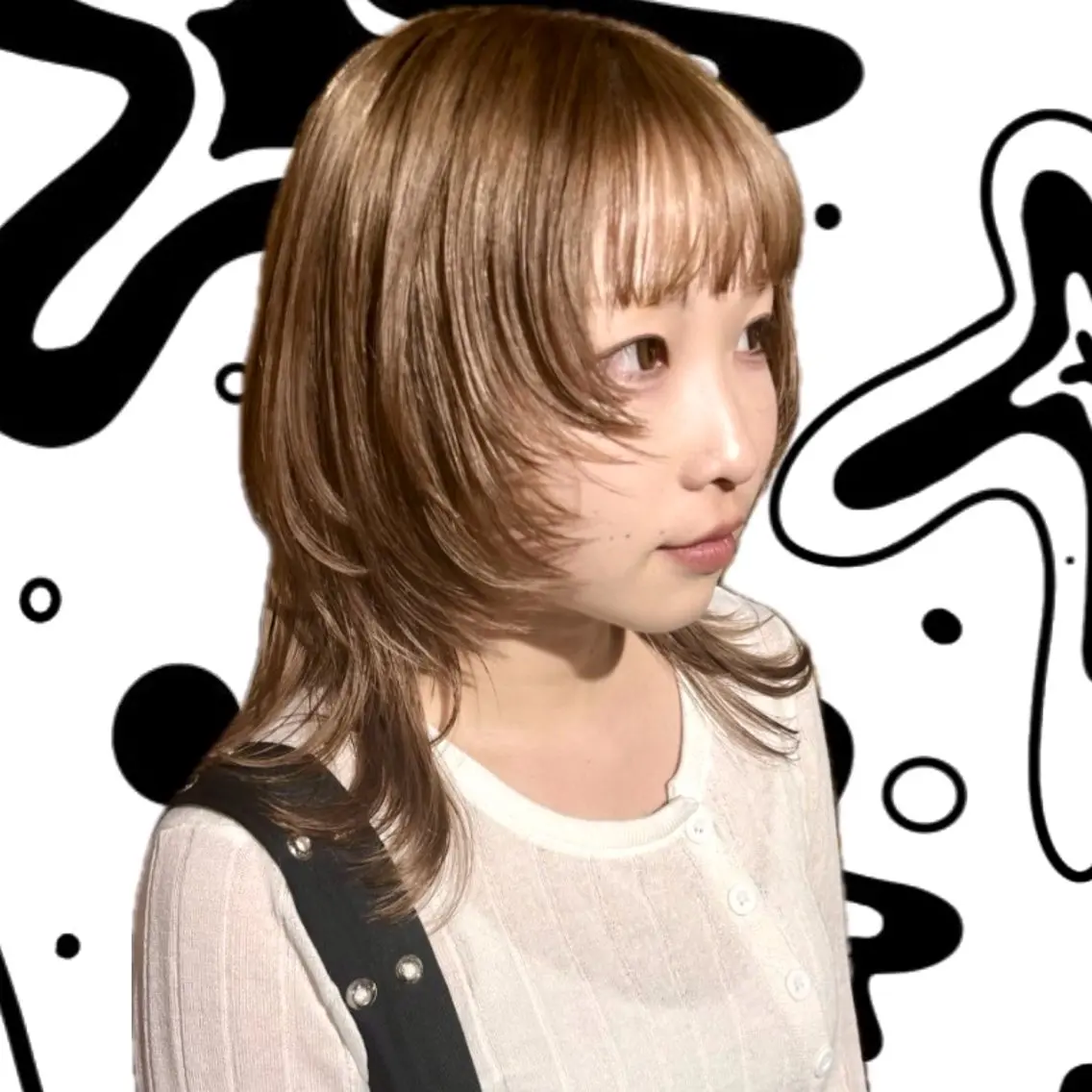セミロング Rena✴︎トレンド ×スタンダードMIXのヘアスタイル