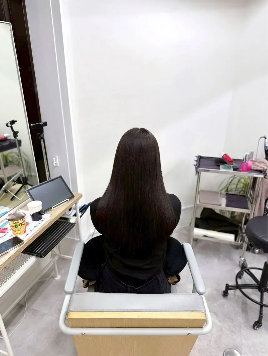 セミロング 縮毛矯正 髪質改善Acero. shoyaのヘアスタイル