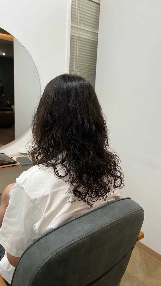 メンズカット➕パーマ🌀➕エイジングシャンプーの写真