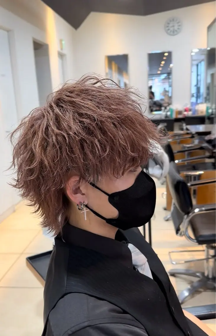 ショート ウルフカット 🔥パーマお任せ🔥 QUATRO片岡のヘアスタイル
