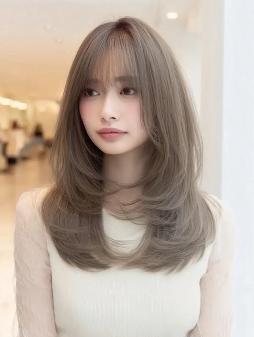 ロング ヘアカラー 絶対綺麗な暖色カラー 🎯あります✨増渕✨のヘアスタイル