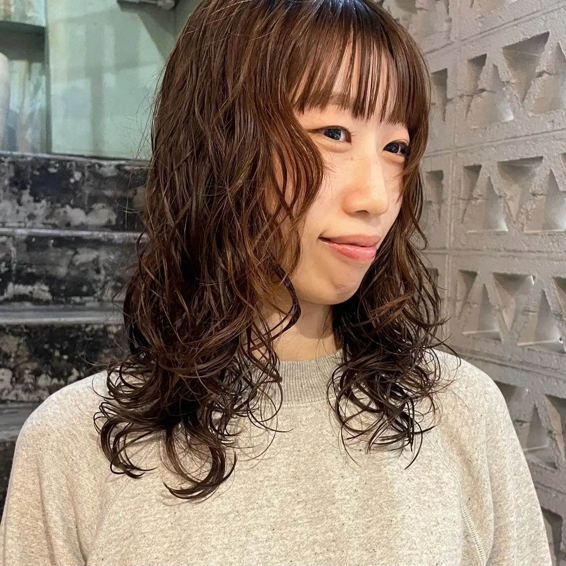 【スタイリング簡単◎】似合わせカット+パーマ¥14300→¥7150の写真