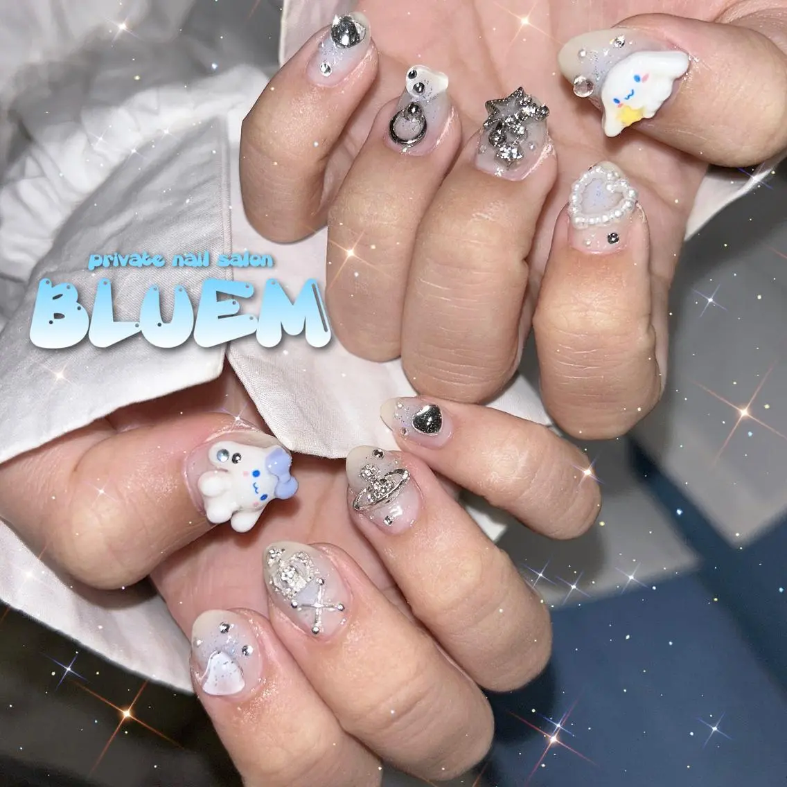 ネイル ハンドネイル BLUEM なな🐶のネイルデザイン