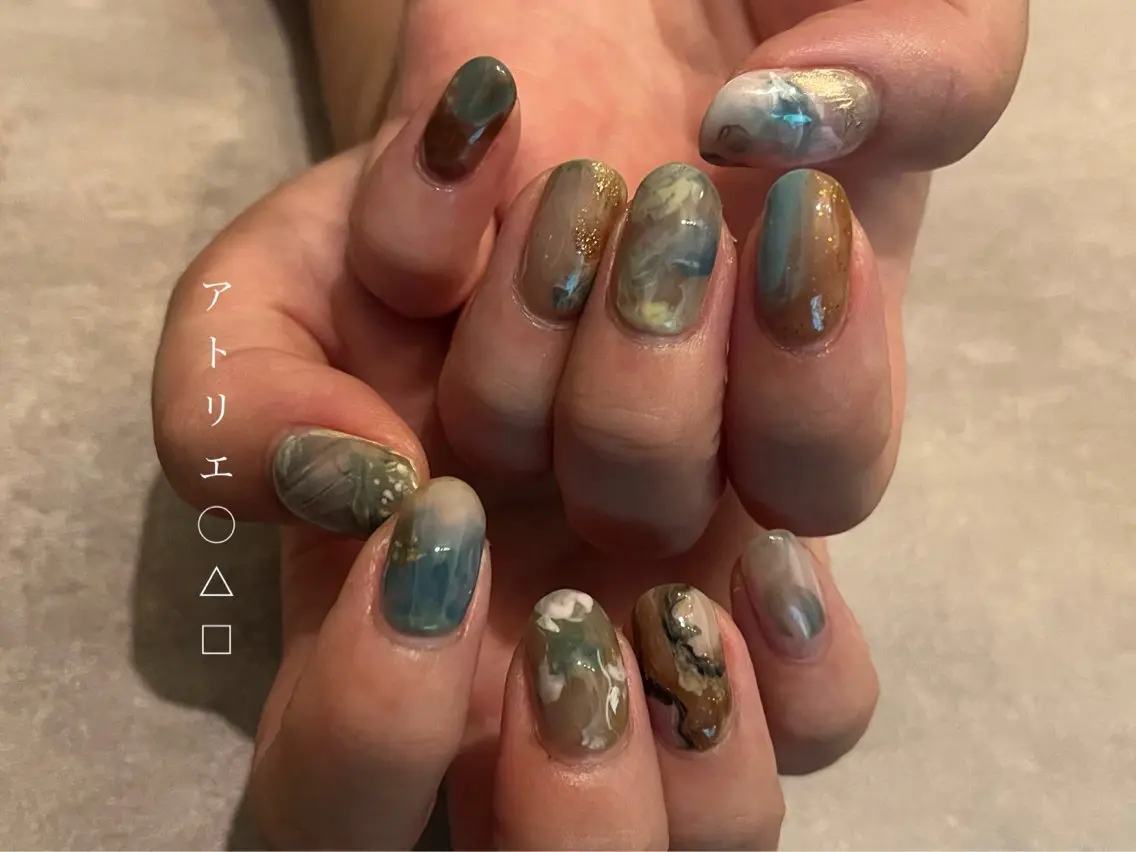 ネイル ハンドネイル アトリエ ○△□のネイルデザイン