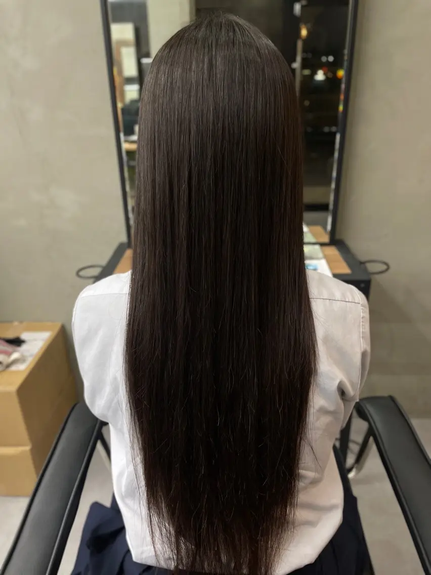 ロング 縮毛矯正 La fith/ Renoのヘアスタイル