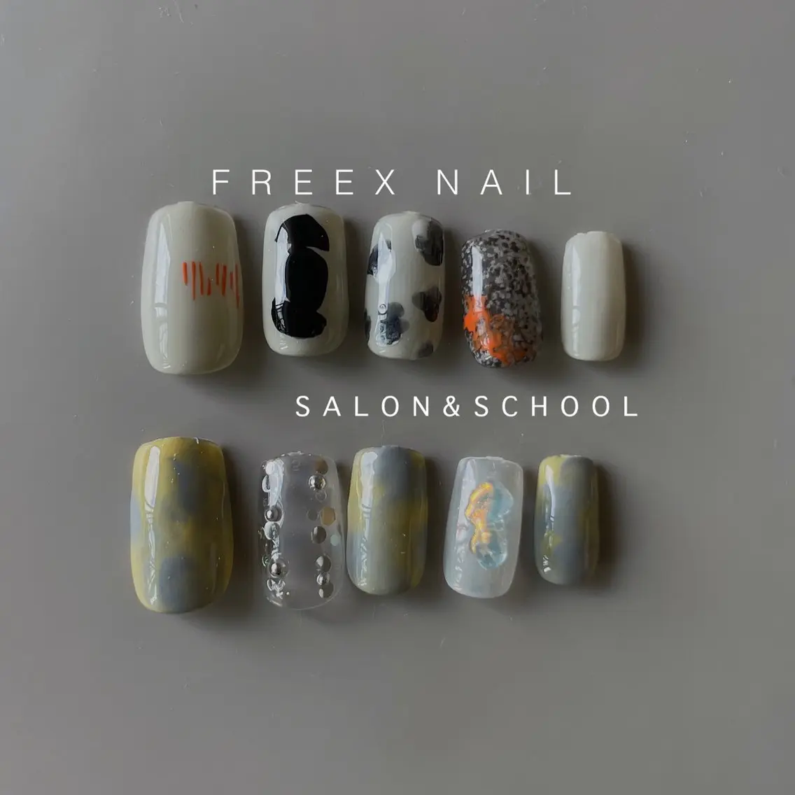 ネイル ハンドネイル ハンドケア freex nail /ニュアンス/個性派のネイルデザイン