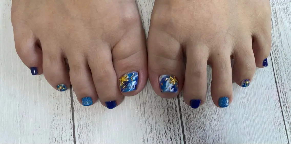 ネイル フットネイル NAIL Nutsのネイルデザイン
