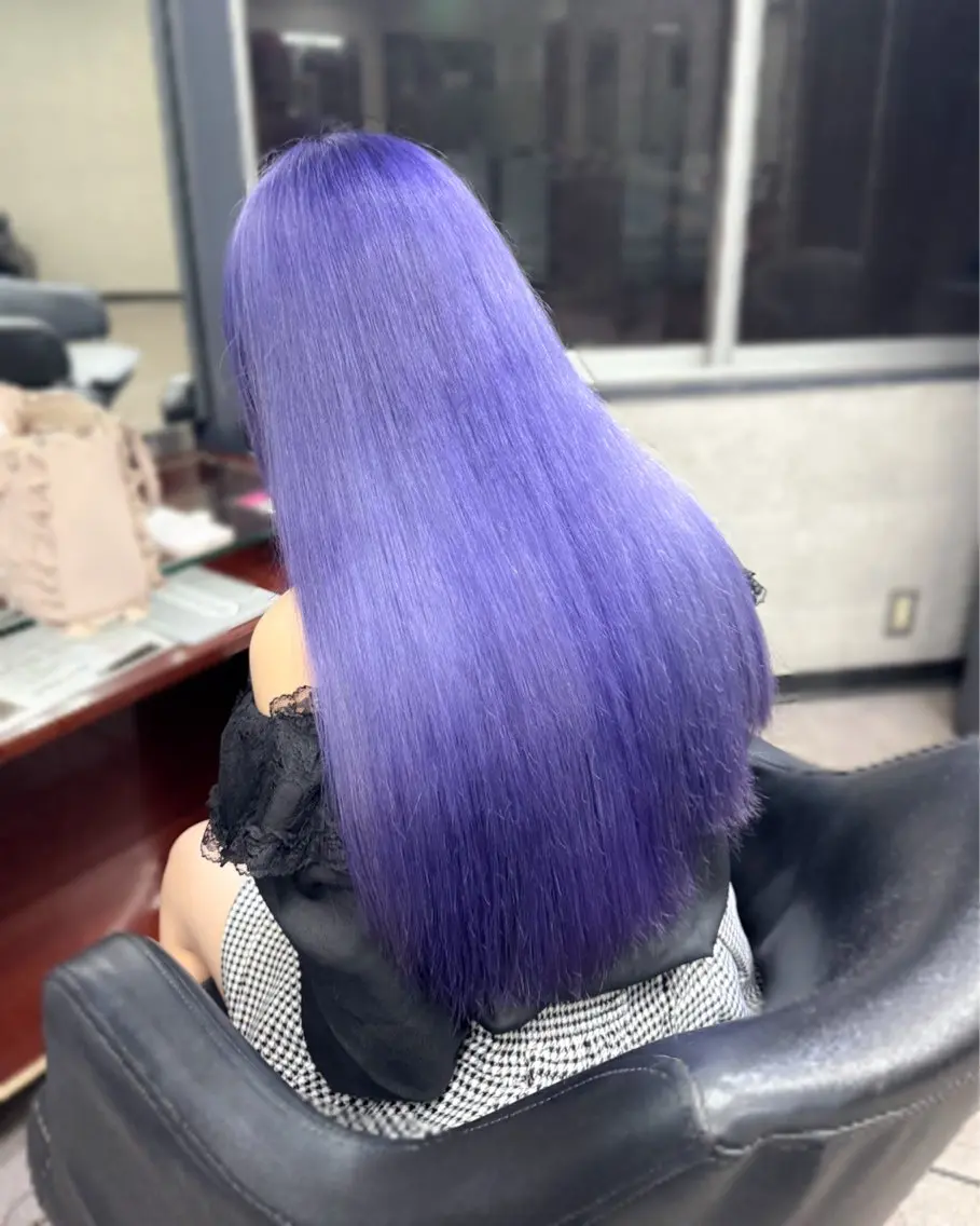 ロング カラー ヘアカラー トリートメント ハイトーンエクステ 🎩カズキ🎩のヘアスタイル