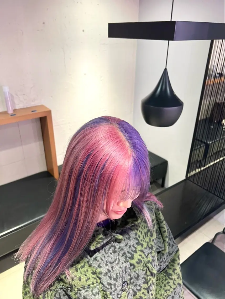 カラー ヘアカラー 竹川 りょうのヘアスタイル
